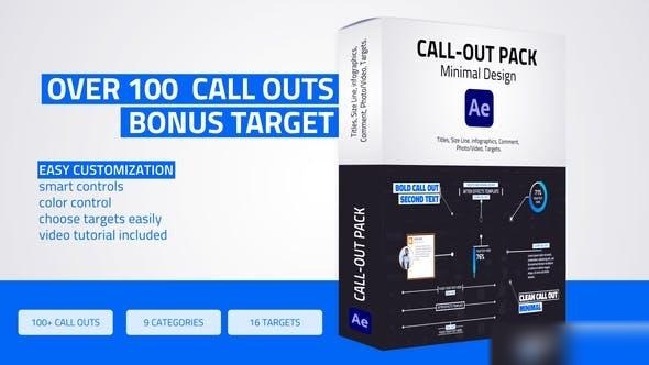 Videohive Unique Call - Outs Pack Openers template preview