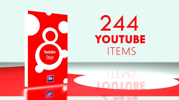 Videohive 8 Youtuber Steps Broadcast-packages template preview