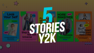 Y2K Stories vol.02 Product Promo template preview