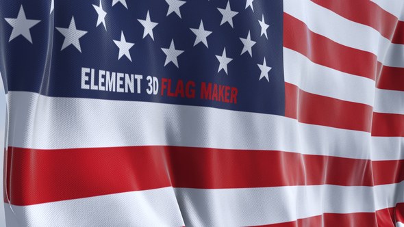 Videohive Element 3D Flag Maker Elements template preview