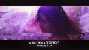 Videohive Glitch Media Sequences Video Displays template preview