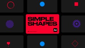 Videohive Simple Shapes for After Effects Elements template preview