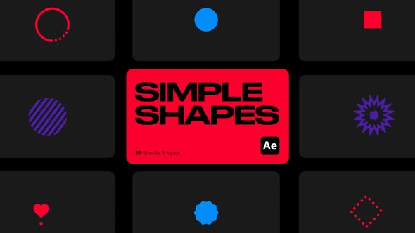 Videohive Simple Shapes for After Effects Elements template preview