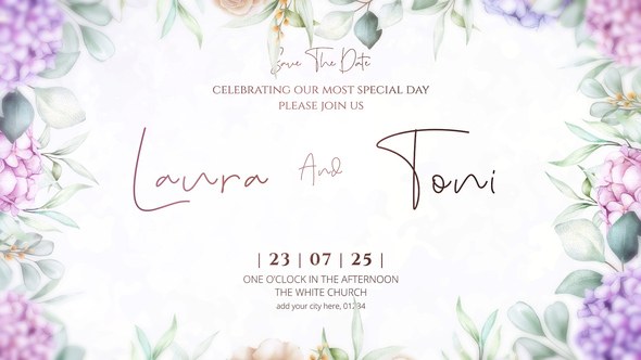 Videohive Wedding Intro 58526123 Openers template preview