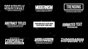 Videohive Animated Text Titles 2.0 | After Effects Titles template preview