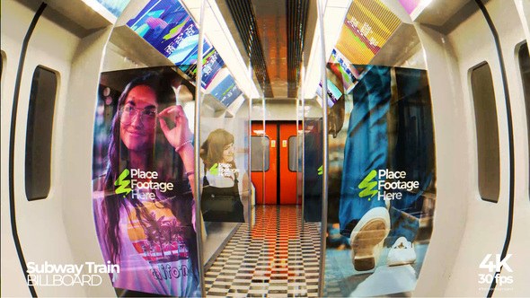 Videohive Subway Train Billboard Mockup Product Promo template preview