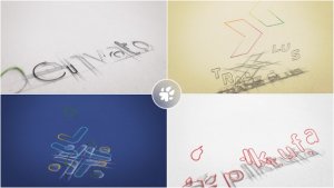 Videohive Sketch Logo Build Logo Stings template preview