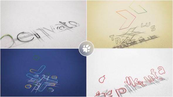 Videohive Sketch Logo Build Logo Stings template preview