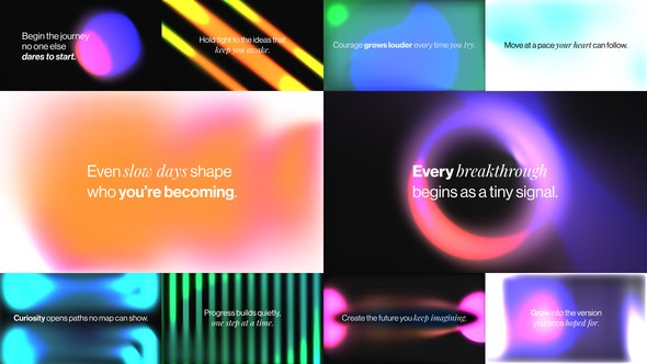 Videohive Ambient Text Intro Titles template preview