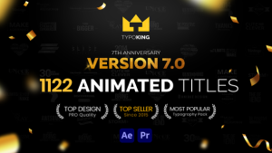 TypoKing | Title Animation - Kinetic Typography Text Video Displays template preview