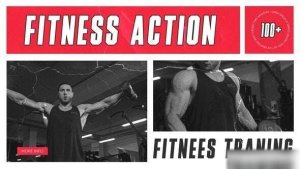 Videohive Fitness Split Screen | Sport Intro Openers template preview