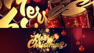 Videohive Christmas Logo Intro 2 Logo Stings template preview