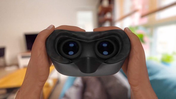 Videohive VR Goggles: POV Animation of Putting Them On - Mockup with Easy Placeholder Replacement Elements template preview