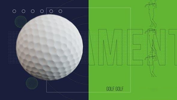 Videohive Golf Intro Openers template preview