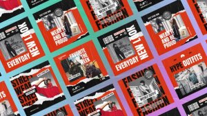Videohive Refox Fashion Streetwear Instagram Posts Product Promo template preview