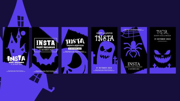 Videohive Happy Halloween Insta Product Promo template preview