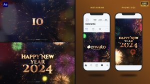 Videohive Happy New Year Countdown 49266364 Elements template preview