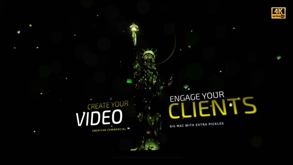 Videohive The Statue of Liberty 4K Video Displays template preview