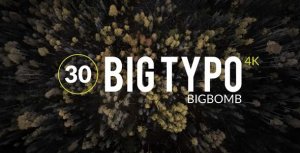 Big Typo Video Displays template preview