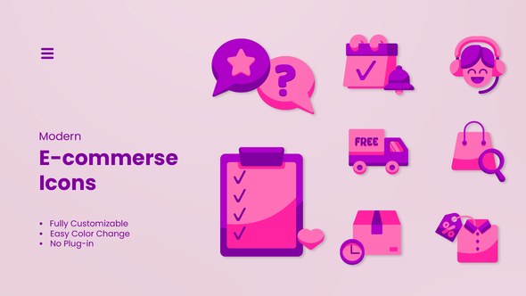 Videohive E-commerce Element Elements template preview