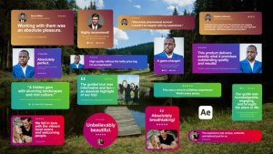 Videohive Testimonials Gradient Pack Titles template preview