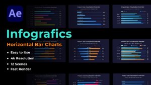 Videohive Horizontal Bar Charts 54168804 Infographics template preview