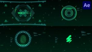 Videohive HiTech Hack Logo Reveal for After Effects Logo Stings template preview
