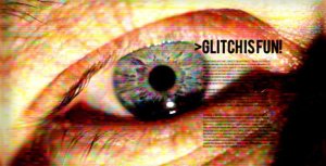 Videohive Glitch Is Fun Video Displays template preview
