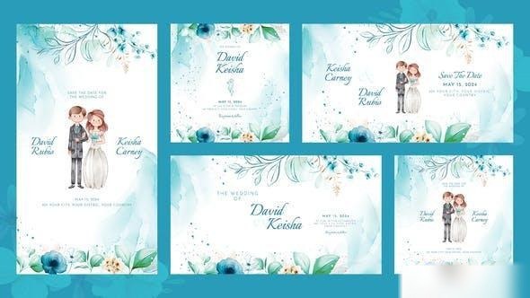 Videohive Forever Wedding Invitation Openers template preview