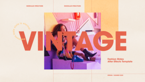 Videohive Vintage Glam Fashion Slides Openers template preview