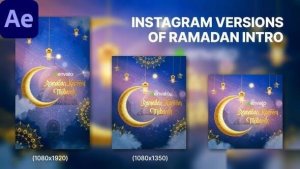 Videohive Ramadan Intro | Instagram Versions Ramadan template preview