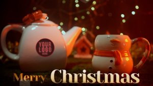 Videohive Christmas Tea Time Product Promo template preview