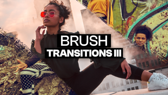 Videohive 20 Brush Transitions III Broadcast-packages template preview