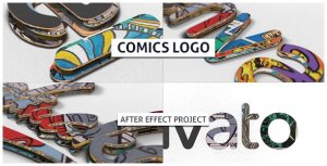 Videohive Comics Logo 21346895 Logo Stings template preview