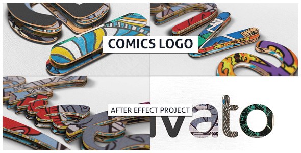 Videohive Comics Logo 21346895 Logo Stings template preview
