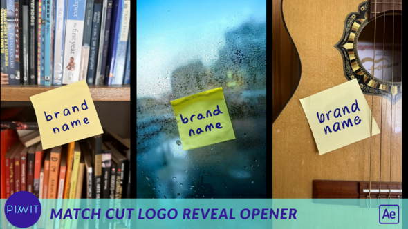 Videohive Match Cut Logo Reveal Opener Openers template preview