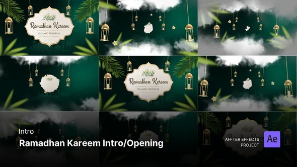 Videohive Intro/Opening Video - Ramadhan Kareem After Effects Template Ramadan template preview