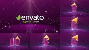 Countdown / Christmas Countdown Video Displays template preview