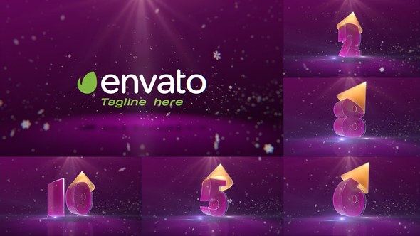 Countdown / Christmas Countdown Video Displays template preview