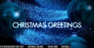 Videohive Christmas Greetings 6145970 Openers template preview