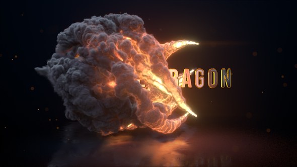 Videohive Fire Trails Logo Logo Stings template preview
