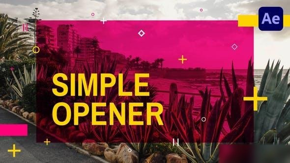 Videohive Simple Opener 31219963 Openers template preview