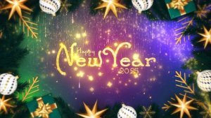 Videohive Merry Christmas // Happy New Year Wishes 2025 Titles template preview