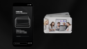 Videohive Timeline Vertical Slideshow Openers template preview