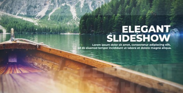 Videohive Elegant Slideshow 21314839 Openers template preview