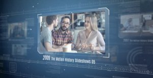 The Motion History Slideshows Video Displays template preview