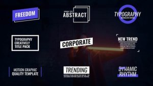 Videohive Titles | After Effects 47230081 Titles template preview