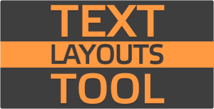 Text Layouts Tool Video Displays template preview