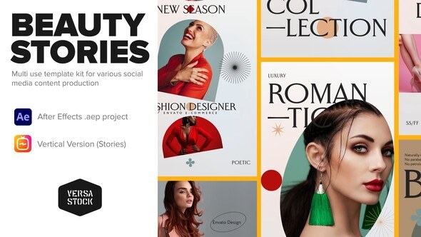 Videohive Vertical Fashion Apparel Beauty Stories Product Promo template preview