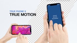 Phone X App Promo Video Displays template preview